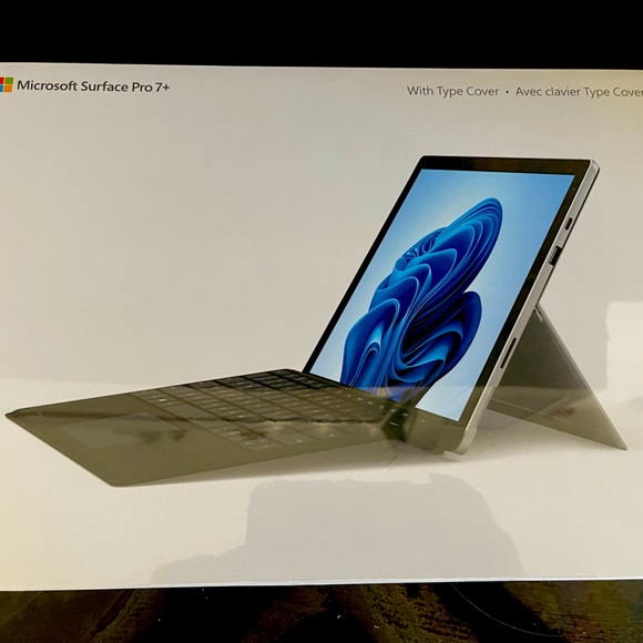 Surface pro 7+ 128gb i3 brand new still in box and wrapped - Picture 1 of 1